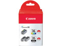Canon PGI-35/CLI-36 Black and Color Ink Value Pack (2 Black Inks 1 Color Ink)