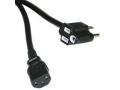 Cables To Go 6ft Universal Power Cord with Extra Outlet