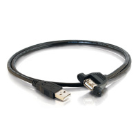 Cables To Go USB 2.0 Panel Mount Cable image