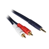 Cables To Go Velocity 3.5mm Stereo to RCA Stereo Audio Y-cable image
