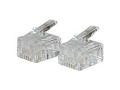 Cables To Go RJ11 Modular Plug for Round Solid Cable