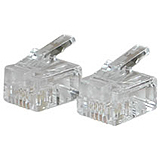 Cables To Go RJ11 Modular Plug for Round Solid Cable image