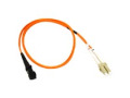 Cables To Go Fiber Optic Duplex Patch Cable with Clips