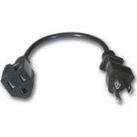 Cables To Go 1ft Outlet Saver Power Extension Cord image