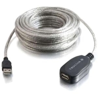Cables To Go 39000 USB Data Transfer Cable - 39.37 ft - Extension Cable - White image