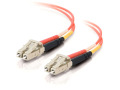 Cables To Go Fiber Optic Duplex Patch Cable -  LC Male - LC Male - 98.43ft - Orange