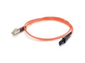 Cables To Go Fiber Optic Duplex Multimode Patch Cable with Clips - LC Male - MT-RJ Male - 19.69ft