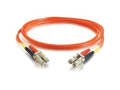 Cables To Go Fiber Optic Duplex Multimode Patch Cable with Clips - LC Male - LC Male - 13.12ft