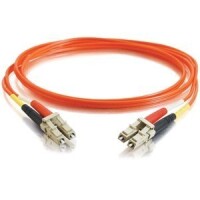 Cables To Go Fiber Optic Duplex Multimode Patch Cable with Clips - LC Male - LC Male - 13.12ft image