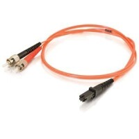 Cables To Go Fiber Optic Duplex Patch Cable - MT-RJ Male - ST Male - 13.12ft image