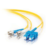 Cables To Go Fiber Optic Duplex Cable - ST Network - SC Network - 98.43ft image
