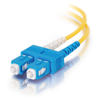 Cables To Go Fiber Optic Duplex Patch Cable - SC Male Network - SC Male Network - 29.53ft image