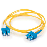 Cables To Go Fiber Optic Duplex Patch Cable - LC Network - SC Network - 13.12ft image