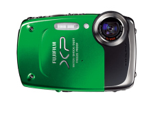 Fuji XP20 14MP Digital Camera (Green) waterproof, shockproof, freezeproof & Dustproof image