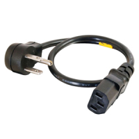 Cables To Go Standard Power Cord - 18" - NEMA 5-15P - IEC 60320 C13 image