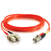 Cables To Go Fiber Optic Duplex Patch Cable - 13.12ft - Orange image