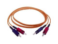 Cables To Go Duplex Fiber Patch Cable - 6.56 ft Orange