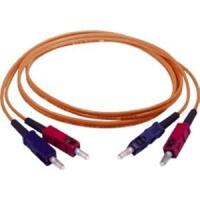 Cables To Go Duplex Fiber Patch Cable - 6.56 ft Orange image