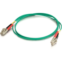 Cables To Go Fiber Optic Duplex Patch Cable - 16.4 ft - Green image