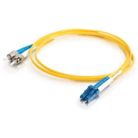 Cables To Go Fiber Optic Duplex Patch Cable - Plenum - 9.84ft - Yellow image