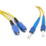 Cables To Go Fiber Optic Duplex Patch Cable - Plenum-Rated - 9.84ft - Yellow  image