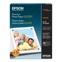 Epson Premium Glossy Photo Paper 8.5"x11" 50 pack image