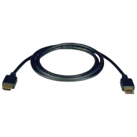 Tripp Lite HDMI to HDMI Gold Digital Video Cable - HDMI-M / HDMI-M, 6'' image