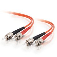 Cables To Go Fiber Optic Duplex Patch Cable (ST/ST) 7 ft image