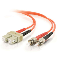 Cables To Go Fiber Optic Duplex Patch Cable (SC/ST) 23 ft image