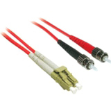 Cables To Go Fiber Optic Patch Cable (LC/ST) 6.56 ft - Red image