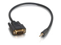 Cables To Go Velocity Serial Cable (DB9 to 3.5mm M/M) 1.5 ft