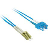 Cables To Go Fiber Optic Duplex Patch Cable - (LC/SC) 1M BLue image
