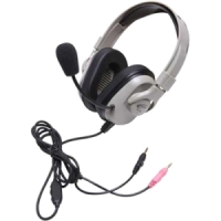 Califone Titanium 3.5mm plug HPK-1050 Washable Classroom Headset with Mic image