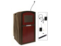 AmpliVox SW3250 Pinnacle Lectern with Wireless Sound (Mahogany)