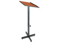 Oklahoma Sound 70 Portable Adjustable Height Presentation Lectern Non Sound  Wild Cherry