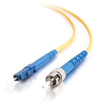 Cables To Go Fiber Optic Simplex Patch Cable (LC/ST M) 19.69ft, Yellow image