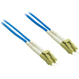 Cables To Go Fiber Optic Duplex Patch Cable, LC/LC 6.56ft Blue image