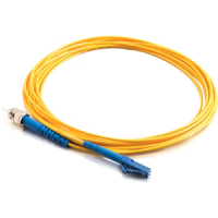 Cables To Go Fiber Optic Simplex Patch Cable LC/ST, 6.56 ft, Yellow image