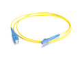 Cables To Go Fiber Optic Simplex Patch Cable, LC/SC, 3.28ft, Yellow