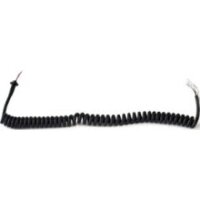 Shure C25C 6' Replacement Coiled Cable  (4-Conductor, 2 Shielded) Bare At Both ends image