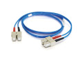 Cables To Go Fiber Optic Duplex Patch Cable SC/SC 3.28ft Blue