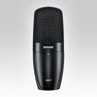 Shure SM27-SC Cardioid Side-Address Condenser Mic w/Velveteen Pouch and Shock Mount image