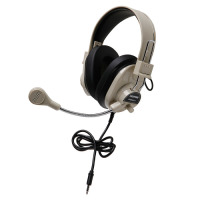 Califone 3066AVT Deluxe Stereo Headphone with Microphone and 3.5mm To Go Plug image