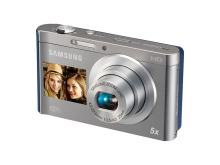  Samsung DV300F 16MP Digital DualView WIFI Camera (Silver / Blue) image