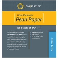 ProMaster 8.5x11 HW Photo Pearl Paper|100 image
