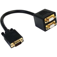 StarTech.com 1 ft VGA to 2x VGA Video Splitter Cable image