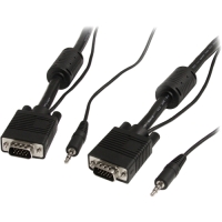 StarTech.com 15 ft Coax High Resolution Monitor VGA Cable with Audio HD15 M/M image