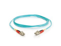 C2G 33047 3m LC-LC 10GB 50/125 OM3 Duplex Multimode PVC Fiber Optic Cable - Aqua