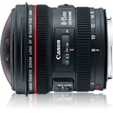 Canon 4427B002 8 mm - 15 mm f/4 Fisheye Lens for Canon EF/EF-S image