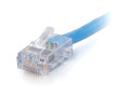 3ft Cat6 Non-Booted Network Patch Cable (Plenum-Rated) - Blue